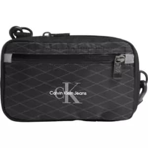 Calvin Klein Jeans Nylon Tech Phone Crossbody - Black