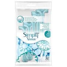 Gillette Simply Venus 2 Womens Disposable Razors 8 Count