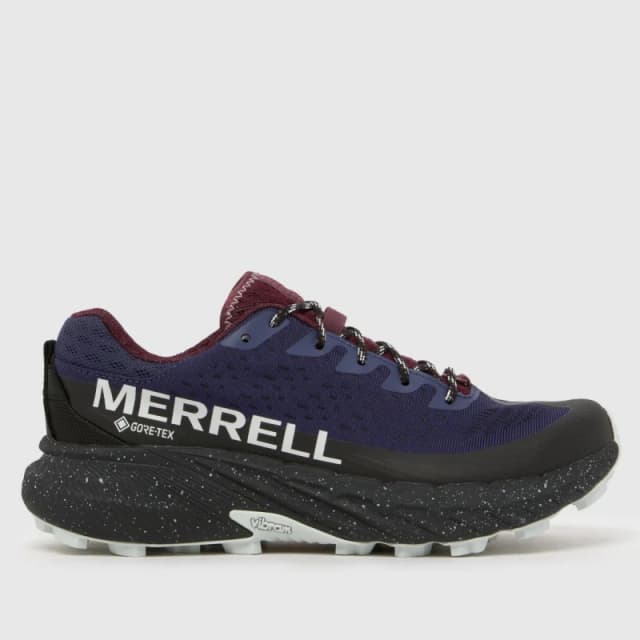 Merrell Agility Peak 5 GORE-TEX Waterproof Trail Running Trainers Purple/Black Women 38 (5);40 (6.5)