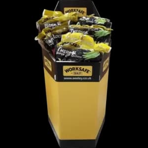 Sealey Worksafe Version 1 Dump Bin of Assorted Work Gloves Assorted Assorted