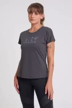 Soft Touch Lyocell 'Crystallize' Short Sleeve T-Shirt