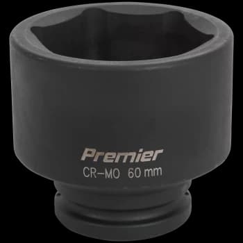 Sealey 3/4" Drive Hexagon Impact Socket Metric 3/4" 60mm