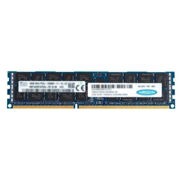 Origin Storage Origin Storage Dell R-Series 16GB DDR3-1600 PC3-12800R (2Rx4) ECC Registered 1.35v DELL2048R72V31600LV