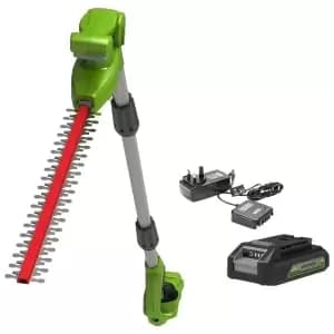 Greenworks G24PH51 510mm 24V Cordless Long Reach Hedge Trimmer