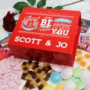 Red Be My Valentine Deluxe Sweet Box