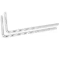 EK Water Blocks EK-Loop Metal Tube 14mm 0.8m Pre-Bent 90° - Nickel (2pcs)
