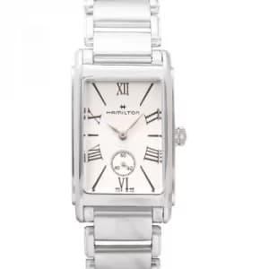 American Classic Quartz Silver Dial Stainless Steel Mens Watch