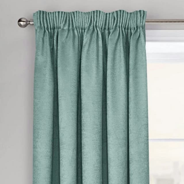 Velosso Westwood Dimout Pencil Pleat Curtains - Duck Egg