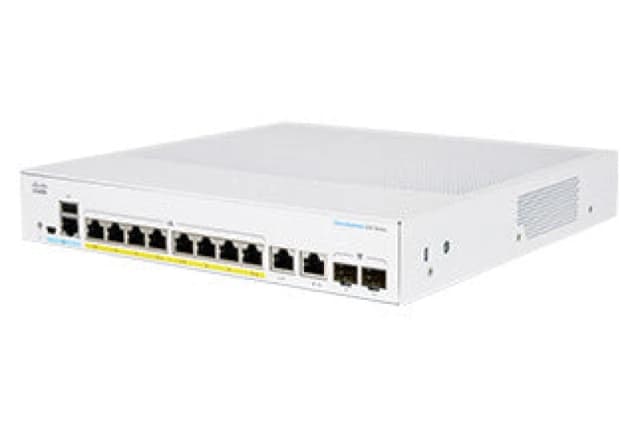 Cisco Cisco CBS350-8P-E-2G Managed L2/L3 Gigabit Ethernet (10/100/1000) Silver CBS350-8P-E2GUK-RF