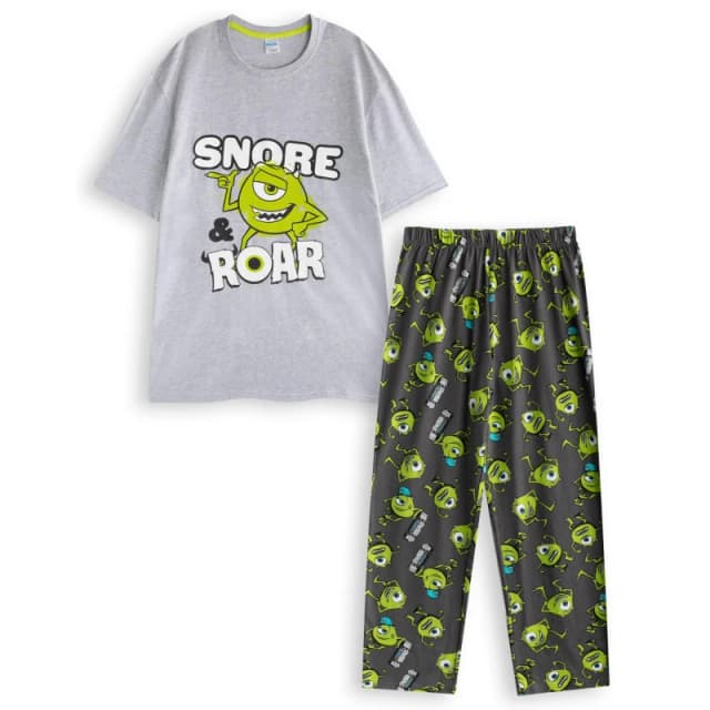 Disney Men Short Sleeve Long Leg Pyjama Set Size: Small Multi S Male 5063203281572