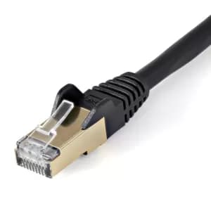7.5m CAT6a Black RJ45 10GbE STP Cable