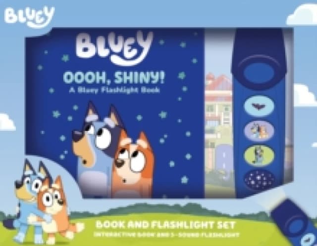 Bluey: Oooh, Shiny! Book and 5-Sound Flashlight Set Multiple-component retail product