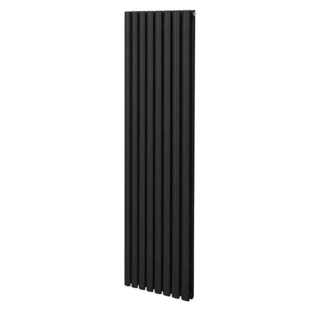 Monstershop Oval Radiator - 1800 x 480mm - Black Black