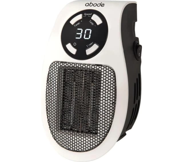 ABODE APH1001 Portable Plug-in Heater - White 5056233836393