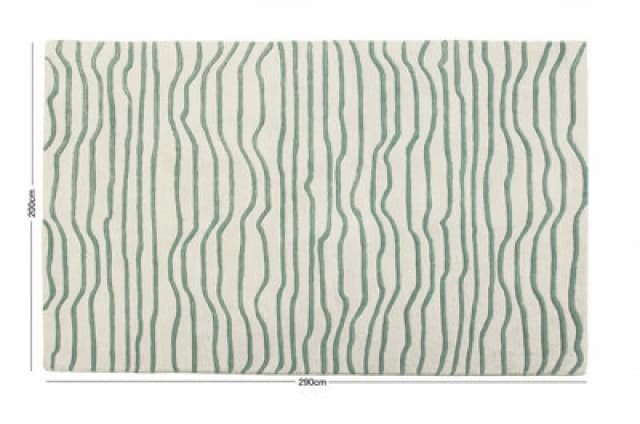 Esselle Home Aura Dune Natural / Green 200 X 290Cm Rug