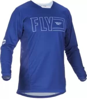 FLY Racing Kinetic Fuel Jersey Blue White 2XL
