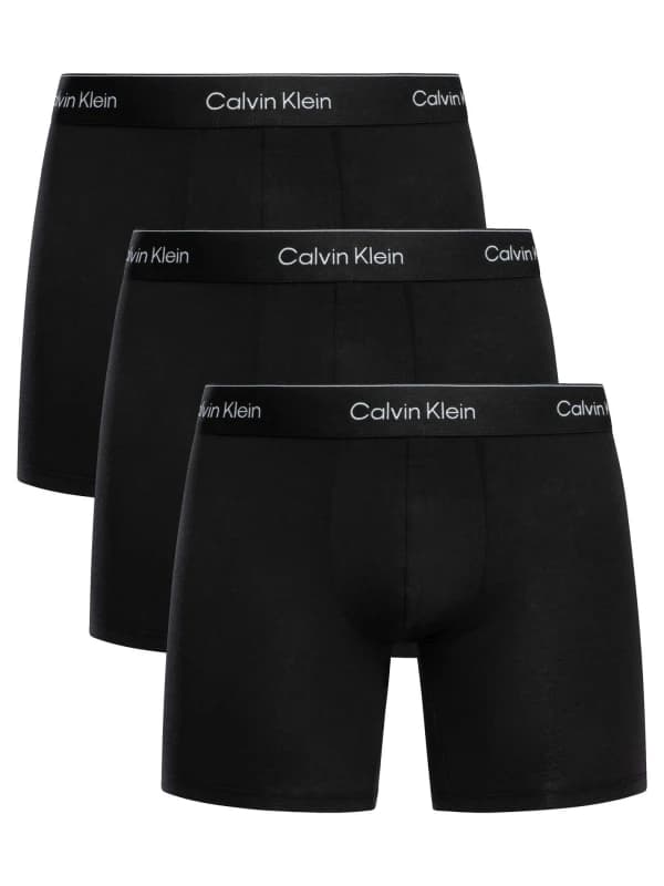 Calvin Klein 3 Pack Icon Boxer Briefs Black L