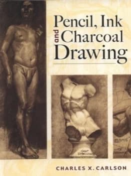 Pencil Ink and Charcoal Drawing by Charles X. Carlson Hardback
