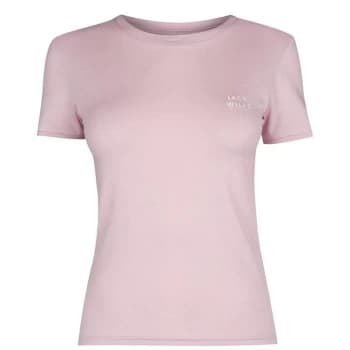 Jack Wills Trinkey Ringer T-Shirt - Pale Pink