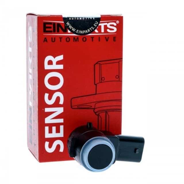 EINPARTS EPS0014 Parking Sensors Front and Rear, black, Ultrasonic Sensor PA 66 GF 30 Sensor,parking distance sensor (2412)