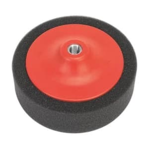 Sealey PTC/CH/M14-P Buff & Polishing Foam Head Ø150 x 50mm M14 x 2mm Black/Soft