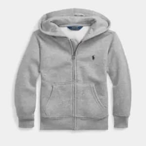 Polo Ralph Lauren Boys' Zip Through Small Logo Hoodie - Dark Sport Heather - 18-20 Years
