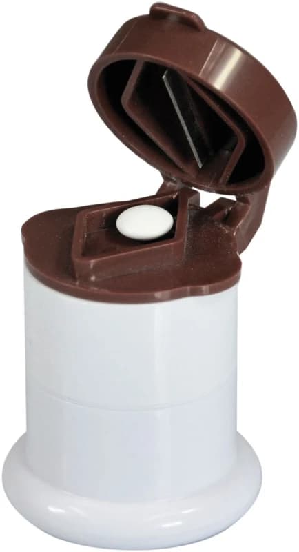 AIDAPT 3-in-1 Pill Tablet Crusher Grinder Splitter Easy Use Medicine Storage Container Box ELV-138474
