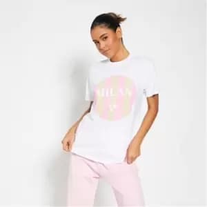 I Saw It First Milan Oversized Graphic T Shirt - White