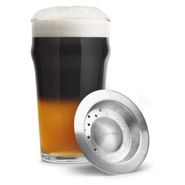 Original Products Final Touch Black And Tan Glass Set