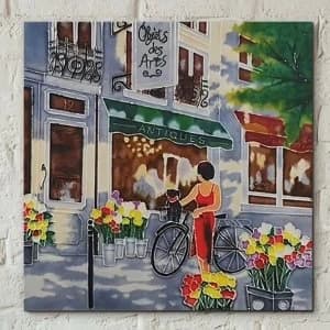 Tile 8x8 Objets d'Arts By B Heighton Wall Art
