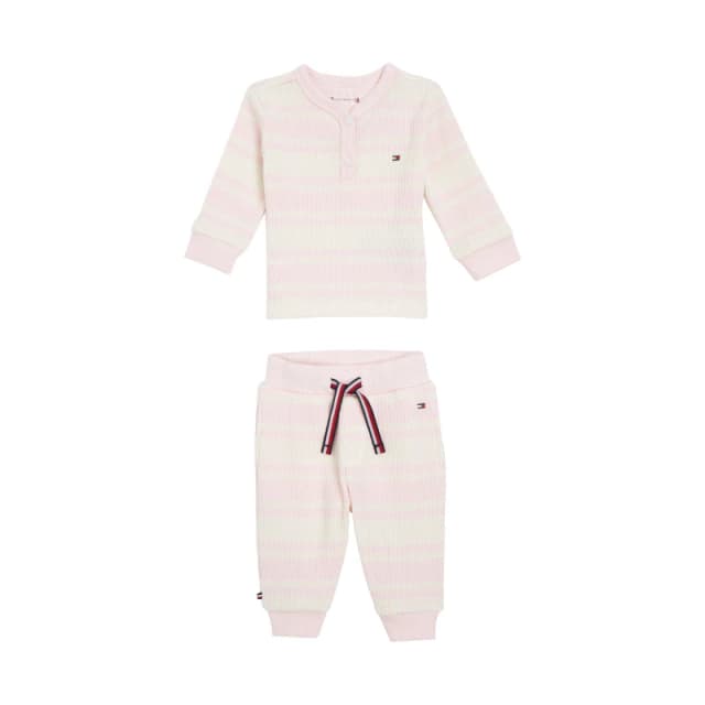 Tommy Hilfiger BABY STRIPED WAFFLE GIFTBOX - Pink Pink 3M(62)