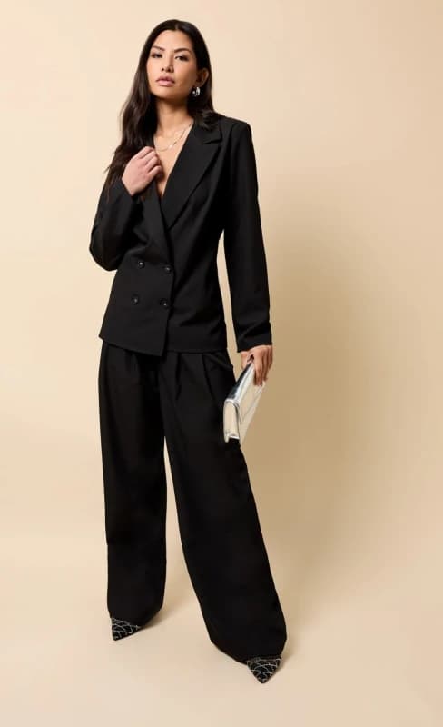 Little Mistress Little Mistress Black Trousers Black - Little Mistress - Size: 10 Black Female 10 RF78802