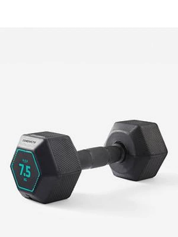 Decathlon Decathlon HEX Dumbell - 1 x 7.5kg