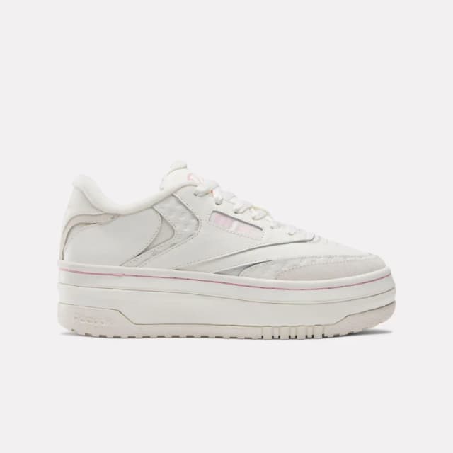 Reebok X Barbie Club C Trainers White Pink female UK 5