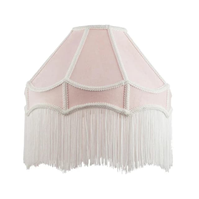 K Living Tassle 10" Pink Traditional Shade with Tassels Pink unisex One Size
