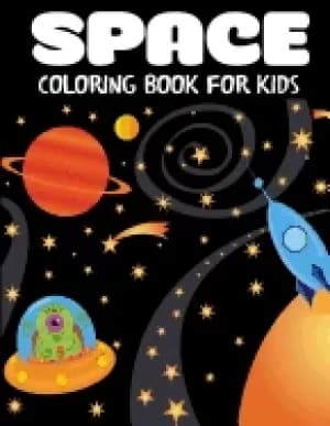 space coloring book for kids fantastic outer space coloring with planets as