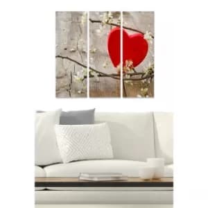MDF259916120 Multicolor Decorative MDF Painting (3 Pieces)