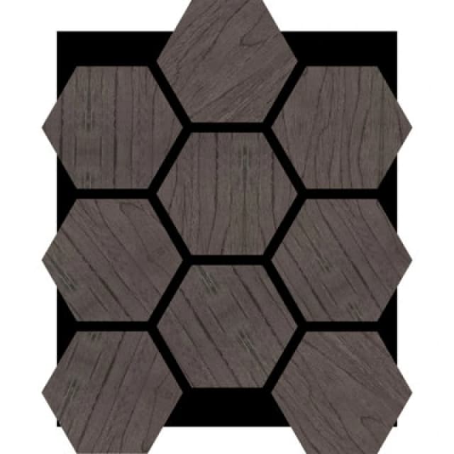 Wall Panels UK Hexagonal Acoustic Wall Panels ( 2 Pack ), Black H8034
