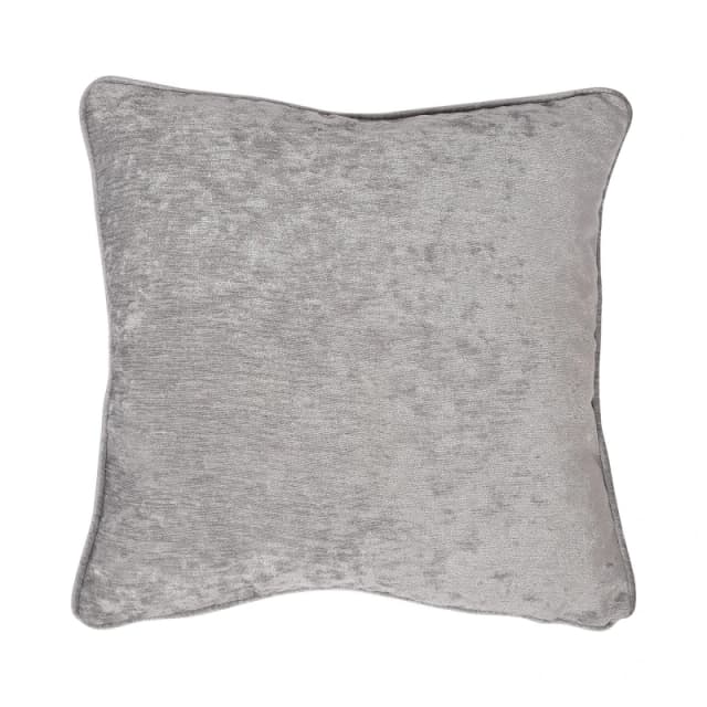 Curtina 'Textured Chenille' Textured Filled Cushion Grey