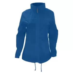 B&C Womens/Ladies Sirocco Lightweight Windproof, Showerproof & Water Repellent Jacket (2XL) (Royal Blue)