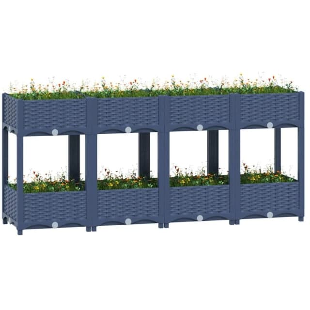 VIDAXL Raised Bed 160x40x71cm Polypropylene Vidaxl 8720286092095