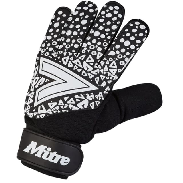 Mitre Magnetite Glove in Black Size: 6 Years Black Unisex 6 Years