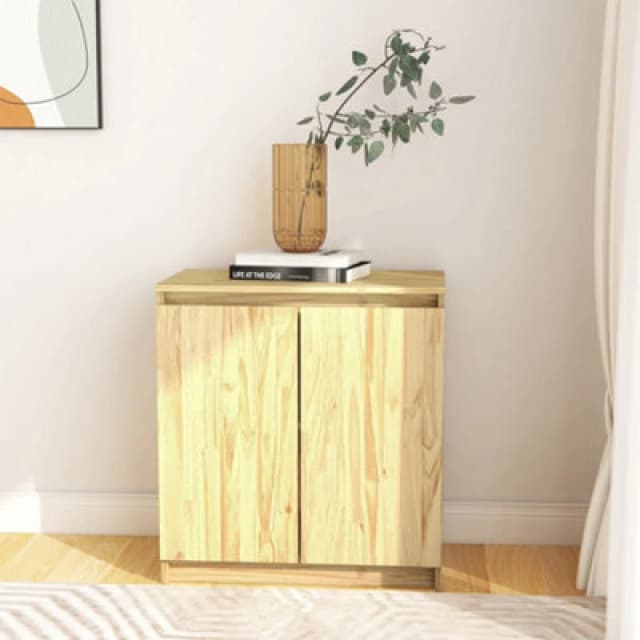 VIDAXL Side Cabinet 60x36x65cm Solid Wood Pine Vidaxl 8720845851026