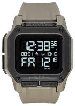 Nixon Regulus All Sand Digital Sand Coloured TPU Strap Watch