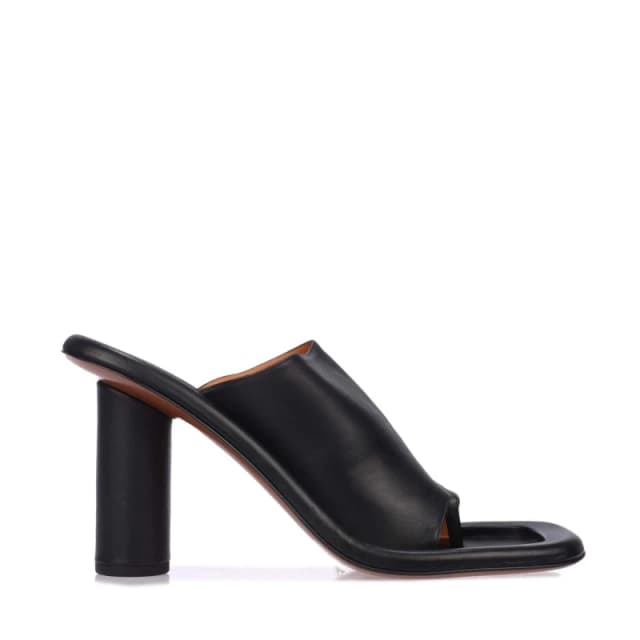 Ambush Leather Cushion Mules - Black UK 1