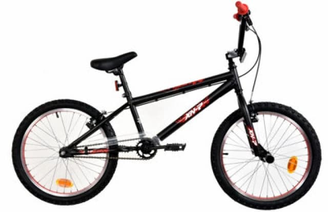 Xn-7-20 Bmx Bike, 20" Wheel - Satin Black/red