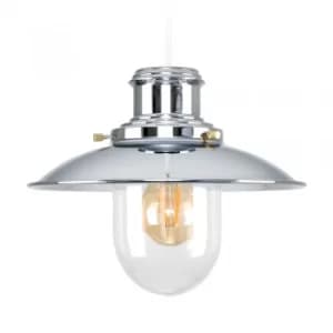Ukai Fisherman's Pendant Shade in Chrome