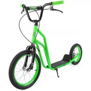 Xootz BMX Scooter Green Steel, Plastic, Rubber