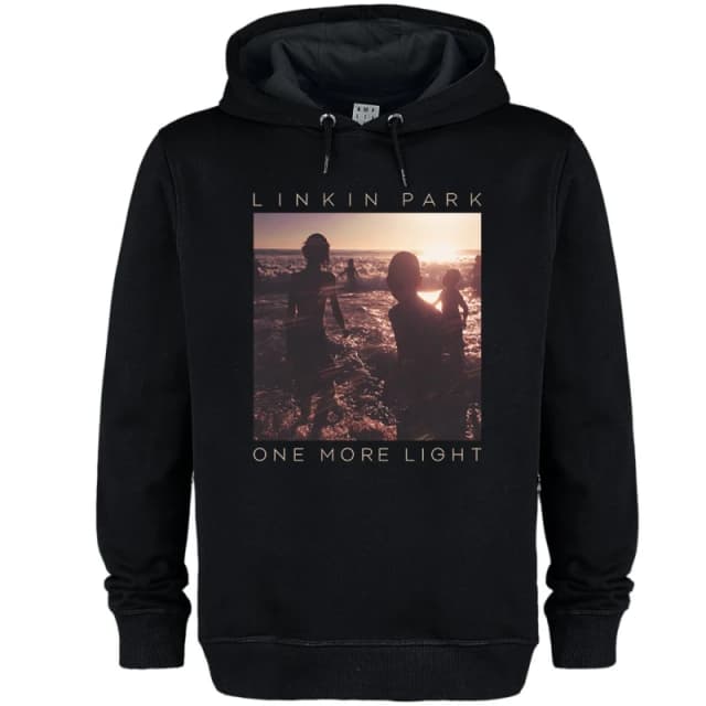 Amplified Amplified Men One More Light Linkin Park Hoodie in Black Size: X-Small Black XS Male 5063750847207