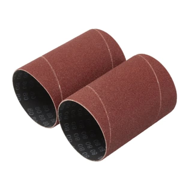 Draper Aluminium Oxide Sanding Sleeves, 75 x 115mm, 80 Grit (Pack of 2) 8406